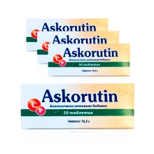  Аскорутин, Киевский витаминный завод, 50 таблеток х 4 шт.
