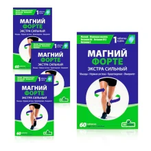Магний форте, 60 шт. х 4 упак.