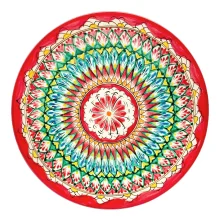 Teller - Mehrob rot - MSV1 - Risсhtan Keramik, Ø 27 cm
