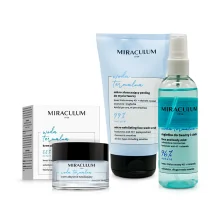 Gesichtsset - Thermalwasser, Peeling zum Waschen + Sprühnebel + Crememaske, Miraculum Gesichtsset - Thermalwasser, Peeling zum Waschen + Sprühnebel + Crememaske, Miraculum