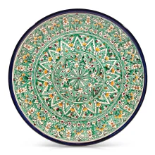 Lagan - KaraKalam KN4, Rischtan Keramik, Ø 42 cm