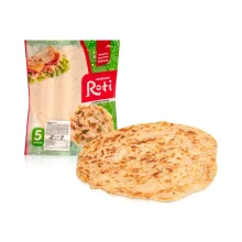 Weizentortilla, mit Frühlingszwiebeln, Roti, 5 x 90 g 