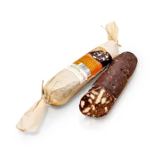 Süßware - Schokoladenwurst, mit Nüssen, Dobryninskiy, 300 g