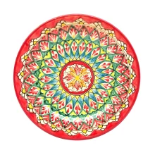 Teller - Mehrob rot - MSV2 - Risсhtan Keramik, Ø 22 cm