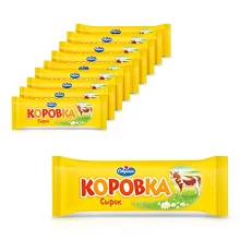 Сырок творожный - Любимая Коровка, глазированный, Савушкин, 10 х 40 г