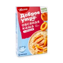 Haferflockenbrei, mit Aprikosen, Uvelka, 5 x 40 g 