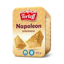 Torte - Napoleon, mit Cremefüllung, Tortoff, 370 g