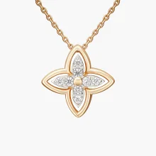 Anhänger, Rotgold 585°, Zirkonia, 17 mm 1,72  gr