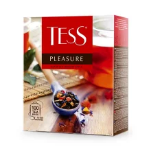 Schwarzer Tee - Pleasure, mit Hagebutten- und Apfelgeschmack, in Beuteln, Tess, 100 x 1,5 g    