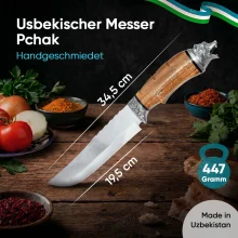 Узбекский нож - Пчак Медведь, 34,5 см