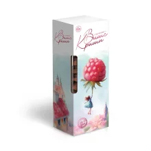 Печенье - Выше крыши, с пряностями, какао и малиной, Нева, 230 г