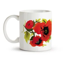 Tasse - Mohn, Keramik, 330 ml