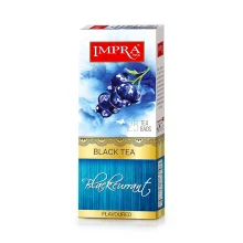 Schwarzer Tee, mit schwarzem Johannisbeergeschmack, Impra, 25 x 2 g    