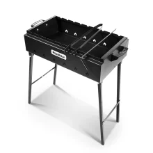 Мангал складной на 9 шампуров, 60 см -  Шашлычник , сталь 2 мм Мангал складной на 9 шампуров, 60 см -  Шашлычник , сталь 2 мм