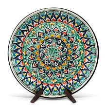 Ляган - КараКалам R1-2, Риштан керамика, Ø 37 см