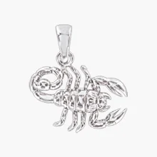 Sternzeichen Skorpion, Silber 925°, 19 mm