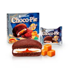 Бисквит - Choco Pie, с карамельной начинкой, Orion, 12 х 30 г