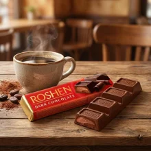 Schokolade-Riegel mit Kakaocremefüllung, Roshen, 43 g