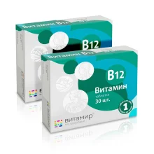 Витамин В12, Витамир, 30 таблеток, 2 уп.