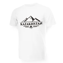 Футболка мужская - дизайн Kazakhstan, хлопок