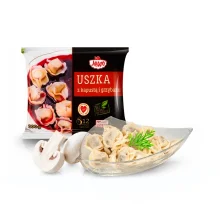 Wareniki, Teigtaschen - Uszka, mit Weißkohl und Pilzen, Jawo, 300 g