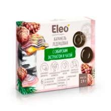 Lutscher, mit sibirischem Extrakt und Chaga, Eleo, 19 g
