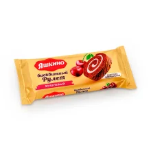 Biskuitrolle, Kirsche, Jaschkino, 200 g