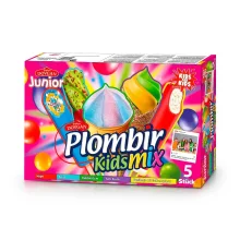 Мороженое - Пломбир, Kidsmix, Dovgan, 5 шт., 450 мл