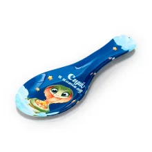 Подставка под ложку - Сияй в Новом Году!, стекло, 21 х 7,5 х 2 см