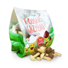 Hartkekse - Weselie Griboschki, mit weißer- und kakaohaltiger Fettglasur, 200 g