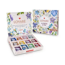 Набор чая - Flowers & Tea, 12 сортов, Lovare, 103 г