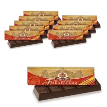 Schokoriegel mit Fondantfüllung-Sahnegeschmack, Babaewskij, 10 x 50 g