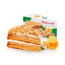 Honigtorte - Medowik, Premium, mit Walnüssen, Medovnik, 145 g Honigtorte - Medowik, Premium, mit Walnüssen, Medovnik, 145 g
