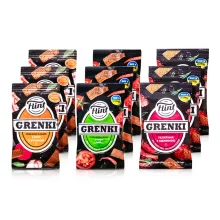 Schwarzbrotcroutons -Set - Flint, 9 х 70 g