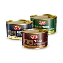 Grützen-Set mit Hühnerfleisch, Leis, 3 х 525 g