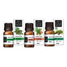 Set ätherischer Öle - Nadelduft, 10 ml x 3 Stk.