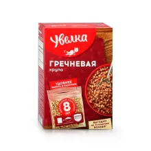 Buchweizen in Kochbeuteln, Uvelka, 8 x 80 g 