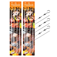  Шампуры - Posylka, нержавеющая сталь 1,5 мм, 50 см, 6 шт., 2 упаковки