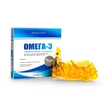 Omega-3-Leinöl mit Vitamin E, Kapseln, 100 Stk.