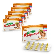 Масло кедровое в капсулах, 60 капсул х 6 шт. 