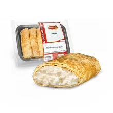 Bliny, Pfannkuchen mit Quarkfüllung, Lackmann