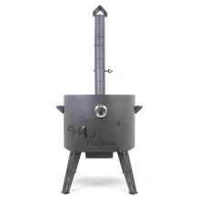 Feuerofen Utschak Ø 49 cm mit Abzugsrohr, für Kasan 22 L