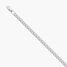 Цепочка или браслет, серебро 925°, Ø 0,9 мм, ширина 3,26 мм