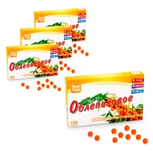 Облепиховое масло в капсулах, 100 капсул х 4 шт. 