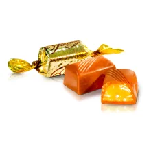 Конфеты шоколадные - Рахат, с начинкой крем-брюле, 300 г