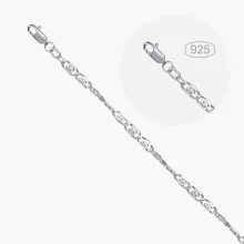 Kette & Armband, Silber 925°, Ø 0,8 mm, Breite 4,1 mm