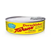 Печень трески в масле, Mono More, 240 г