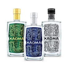Probierset Vodka -  Xaoma, Platinum, Gold und Silver, 40 % vol., 3 x 0,5 L