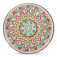 Lagan - KaraKalam R4, Rischtan Keramik, Ø 37 cm