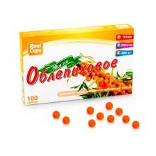 Sanddornöl, 100 Kapseln à 300 mg.